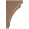 Ekena Millwork 3"W x 4 3/4"D x 8"H Small Felix Wood Vintage Decor Corbel, Weathered Brown CORWD03X04X08FEBR - alternate 3